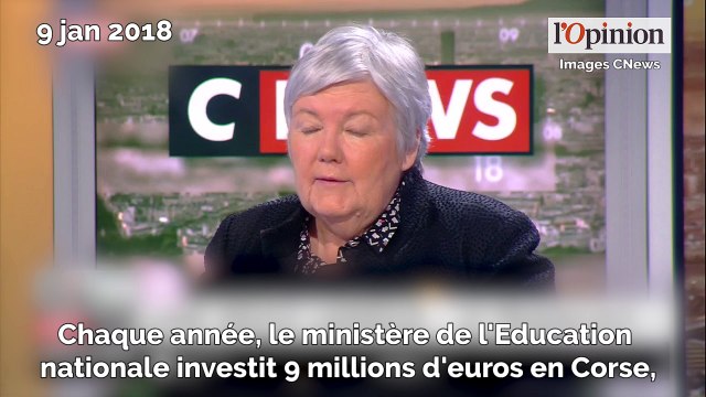 Corse: «l'autonomie est leur idée, pas l'indépendance» juge Jacqueline Gourault