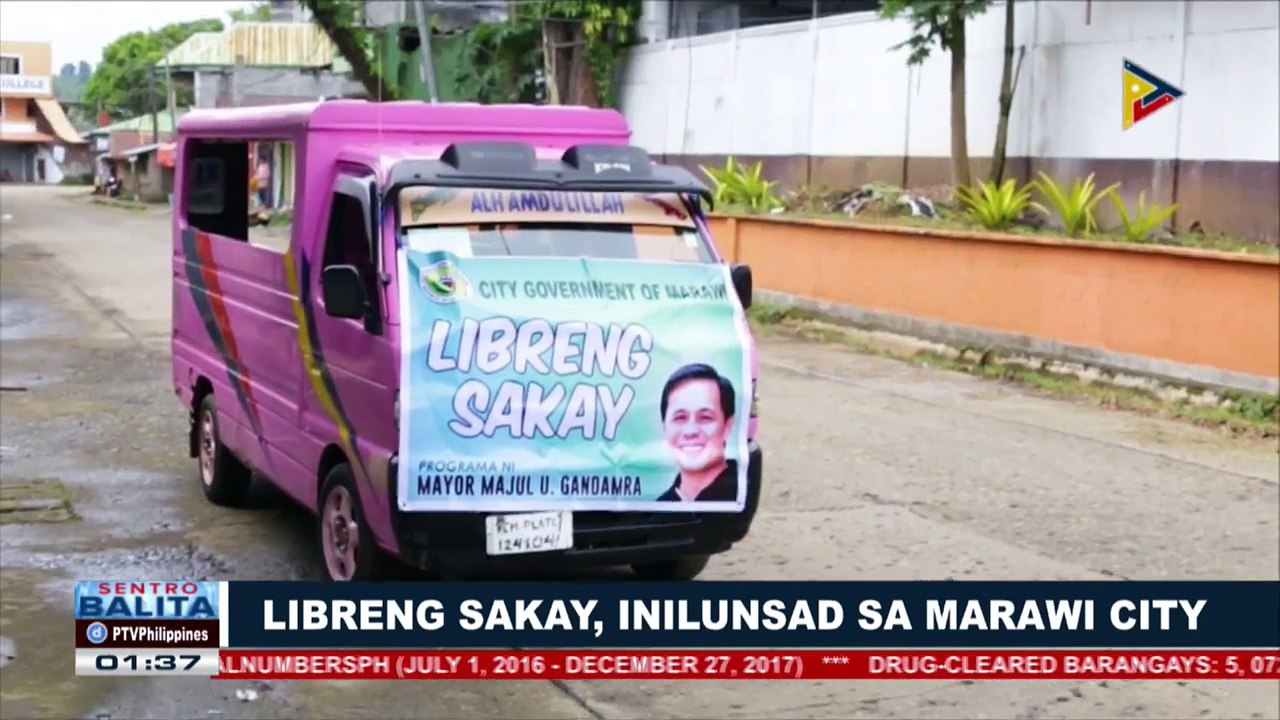 Libreng sakay, inilunsad sa Marawi City