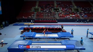 LIU Lingling (CHN) - 2017 Trampoline Worlds, Sofia (BUL) - Qualification Tramp