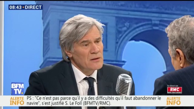 Stéphane Le Foll se dit favorable à un changement de nom du Parti socialiste
