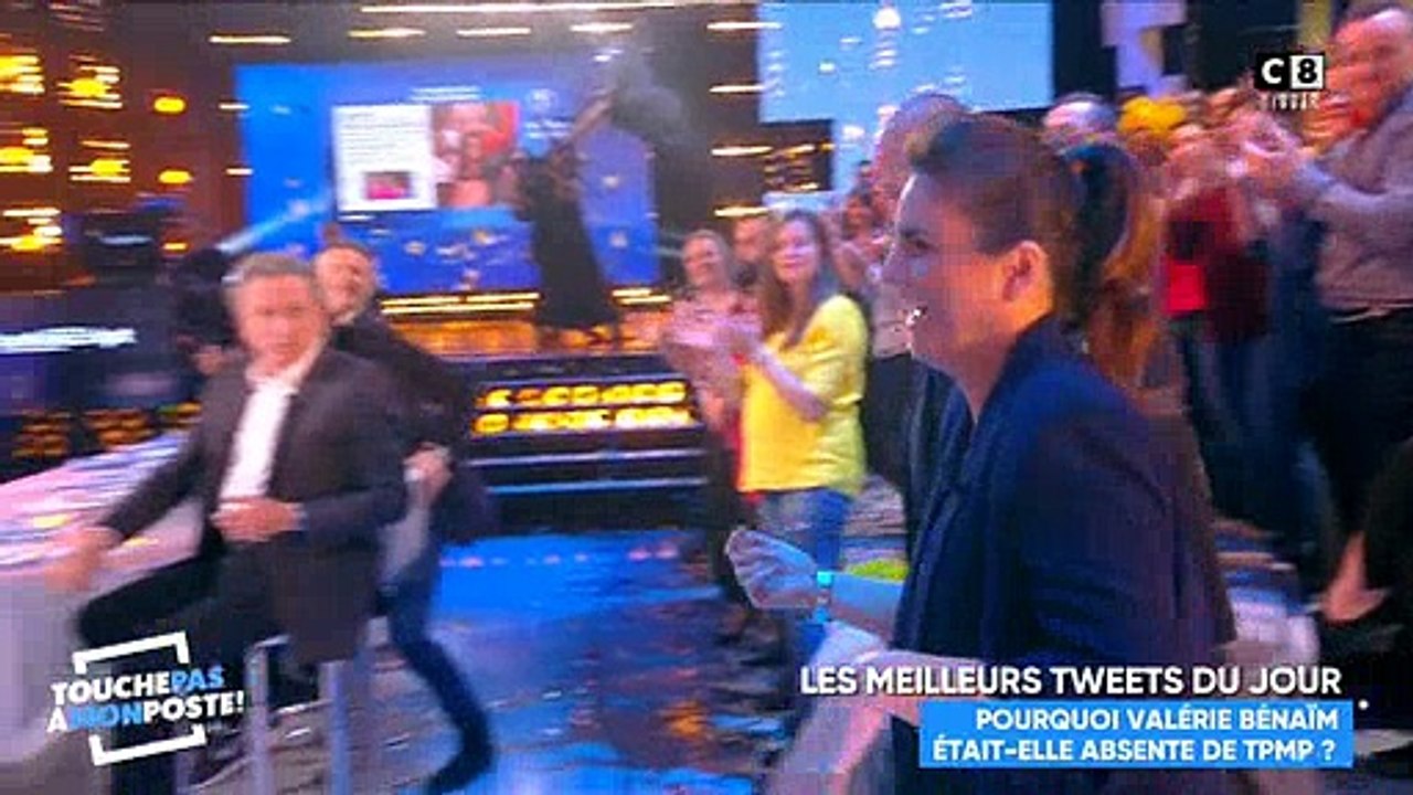 Après plusieurs semaines d'absence, Valérie Benaim a fait son grand retour dans TPMP hier soir - Regardez