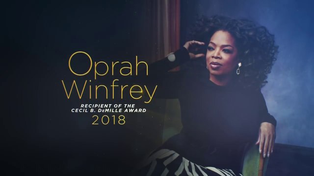 Oprah Winfrey Receives Cecil B. de Mille Award at the 2018 Golden Globes