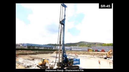 Displacement Pile (Deplasman Kazığı), Soilmec SR-45 / 09.01.2018 / Erke Group