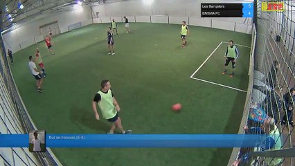 But de francois (5-4) - Les Banqsters Vs ENSMA FC  - 08/01/18 20:00 - LIGUE 1 - Poitiers Game Parc