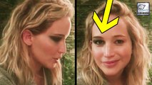 Jennifer Lawrence SHOCKING  Half Makeup For Golden Globes After Party!