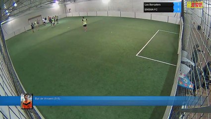 But de Vincent (5-5) - Les Banqsters Vs ENSMA FC  - 08/01/18 20:00 - LIGUE 1 - Poitiers Game Parc
