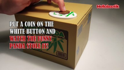 Panda the Thief a Piggy Bank Toy for Kids