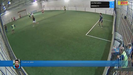 Faute de julien - Les Banqsters Vs ENSMA FC  - 08/01/18 20:00 - LIGUE 1 - Poitiers Game Parc