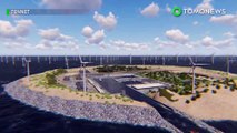 Kincir angin pertanian terbesar? Belanda buat pulau buatan dan kincir angin - TomoNews