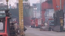 Tuzla'da Bir Tersanede Bakıma Giren Geminin Makine Dairesine Yangın