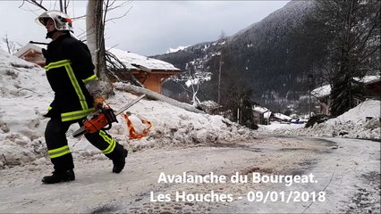 Avalanche du Bourgeat - Les Houches - 09/01/2018
