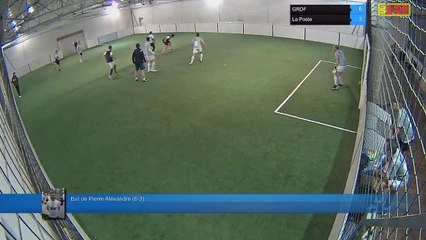 But de Pierre Alexandre (6-3) - GRDF Vs La Poste - 08/01/18 21:00 - LIGUE 4 - Poitiers Game Parc