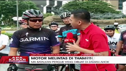 "Motor Melintas di Thamrin" - Apa Kabar Indonesia Pagi