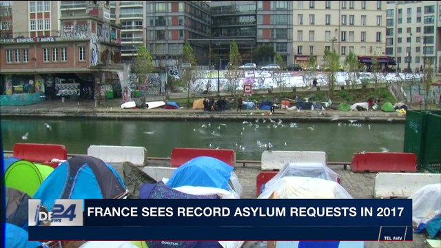 i24NEWS DESK | France sees record asylum requests in 2017 | Tuesday, January 9th 2018