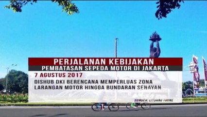 Ini Perjalanan Kebijakan Pembatasan Sepeda Motor di Jakarta