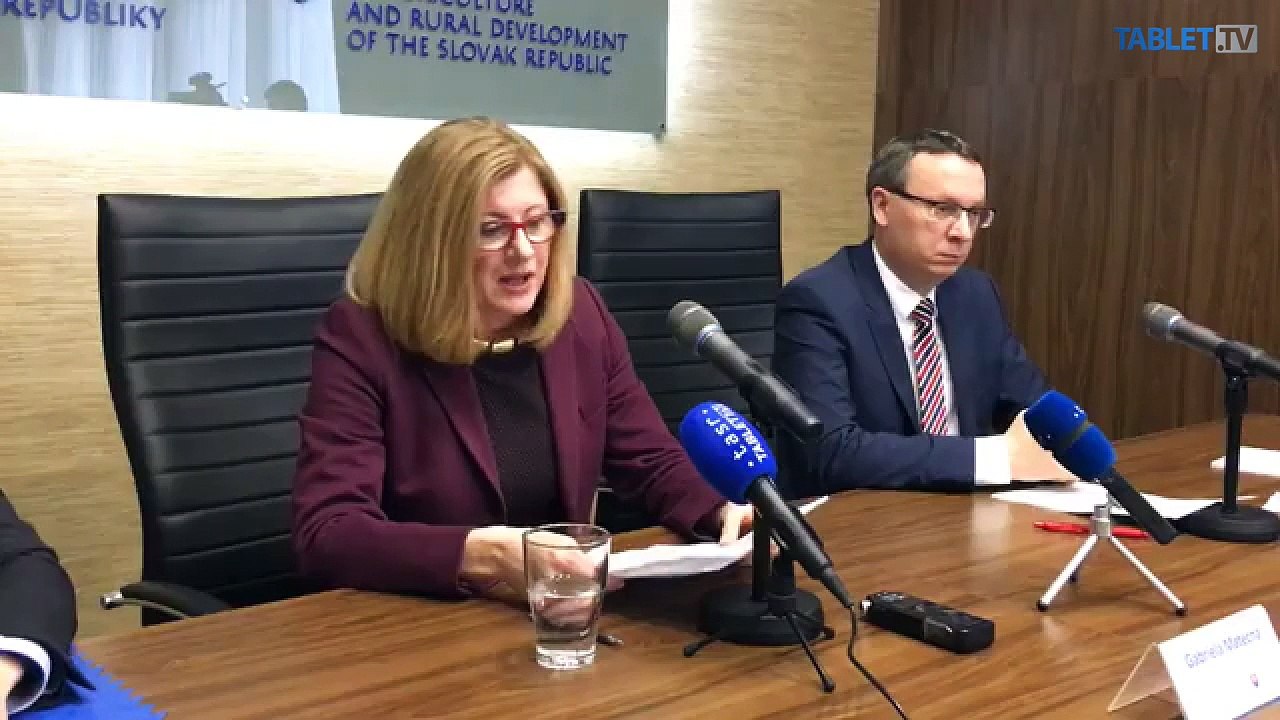 ZÁZNAM: TK vicepremiérky a ministerky pôdohospodárstva a rozvoja vidieka SR Gabriely Matečnej