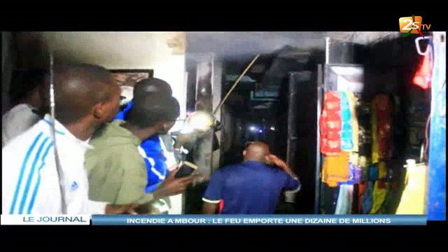 INCENDIE À MBOUR : LE FEU EMPORTE UNE DIZAINE DE MILLIONS
