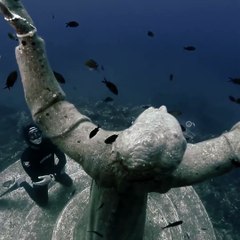 Christ of the Abyss In San Fruttuoso , Italy | Travel Goals, Enjoy in amazing HD