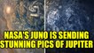 NASA : Spacecraft Juno sent pictures of Jupiter and it looks like modern art | Oneindia News