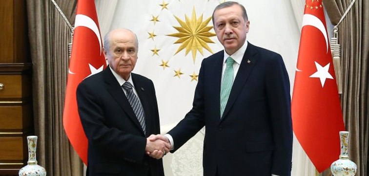 Cumhurbaşkanı Erdoğan, MHP Lideri Bahçeli ile Yarın Görüşecek