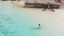 Boy escapes from sharks in Bahamas