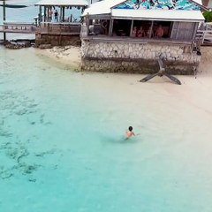 Boy escapes from sharks in Bahamas