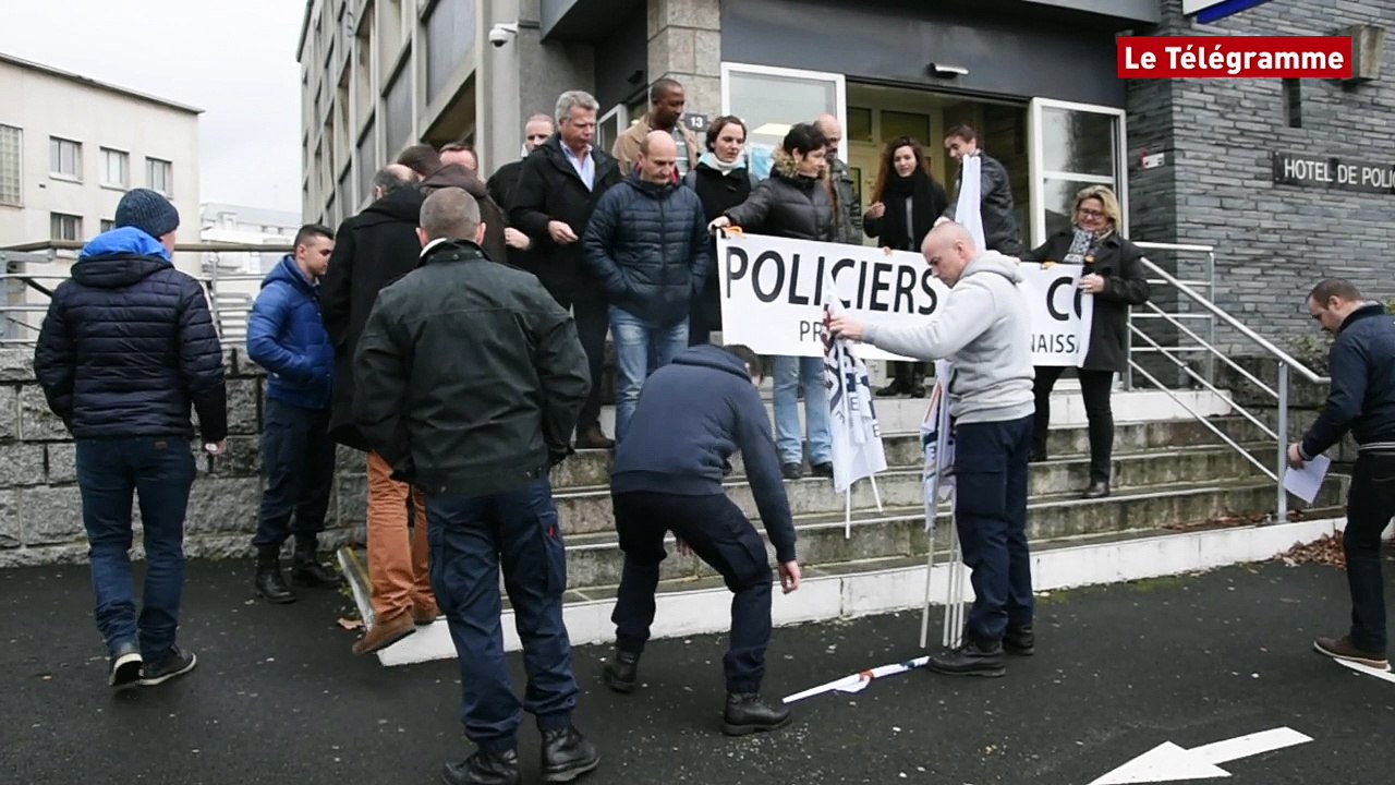 Vannes. Des policiers demandent "protection et reconnaisance"