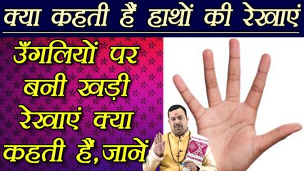 Palm Reading: उँगलियों पर बनी खड़ी रेखाएं क्या कहती हैं | Palmistry | Boldsky