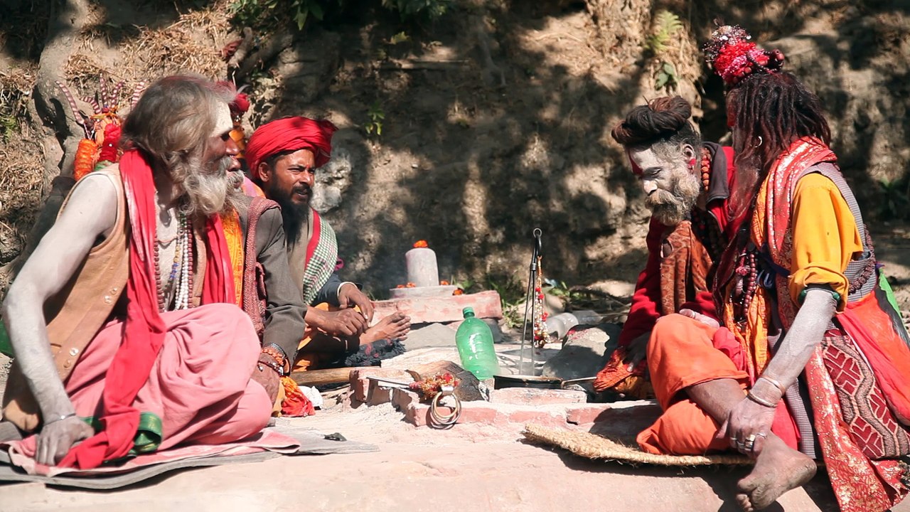 Naga Baba at Pashupatinath Tempel