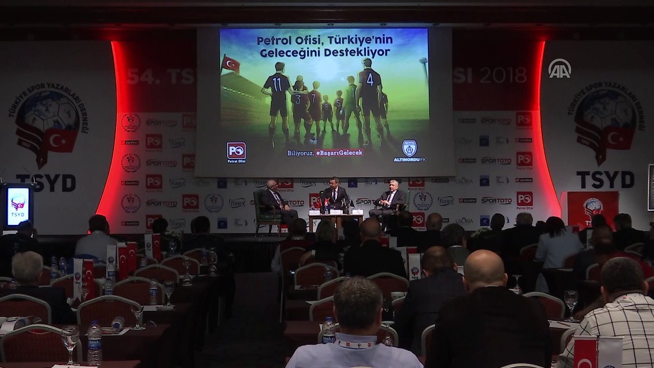 TSYD 54. Antalya Semineri - Altınordu Kulübü Başkanı Özkan - ANTALYA