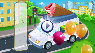 Cars cartoon All Series in a row - Police car, Ambulance, Fire trucks - Transport for kids