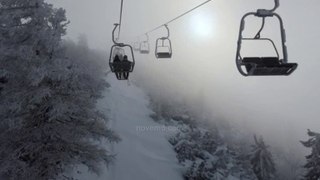 Sport d’hiver : Tempête de neige dans les Alpes Savoie - Véritable déluge – Fortes chutes de neige  Vlog
