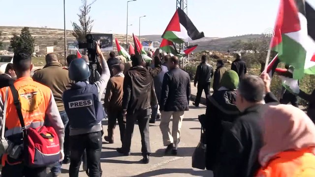 İsrail askerlerinden Batı Şeria'daki eylemlere müdahale - RAMALLAH