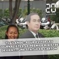Thaïlande: Pour éviter les journalistes, le Premier ministre est remplacé par un double en carton