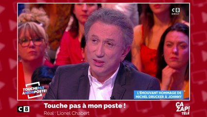Michel Drucker parle de son craquage en direct lors de l'hommage à Johnny