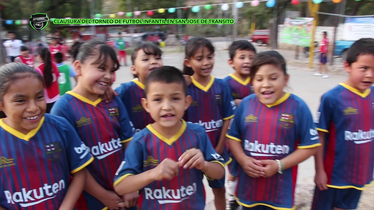 Clausura Futbol Infantil San Jose De Transito 2017