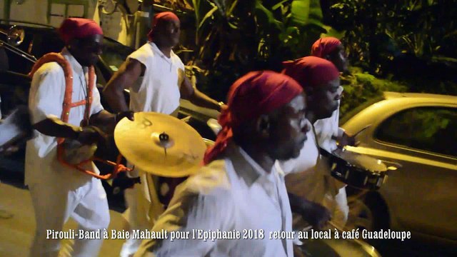 PirouliBand a Baie Mahault rentre au local 07 01 2018