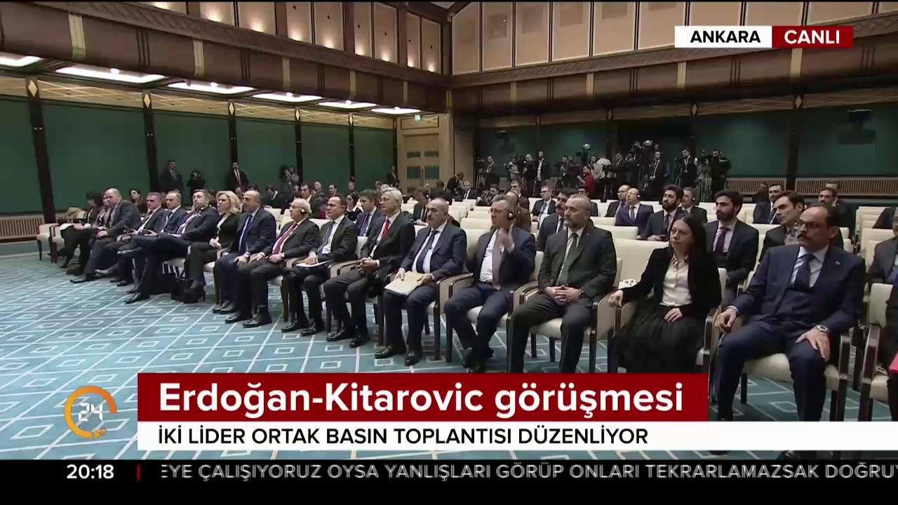 Erdoğan-Kitarovic görüşmesi