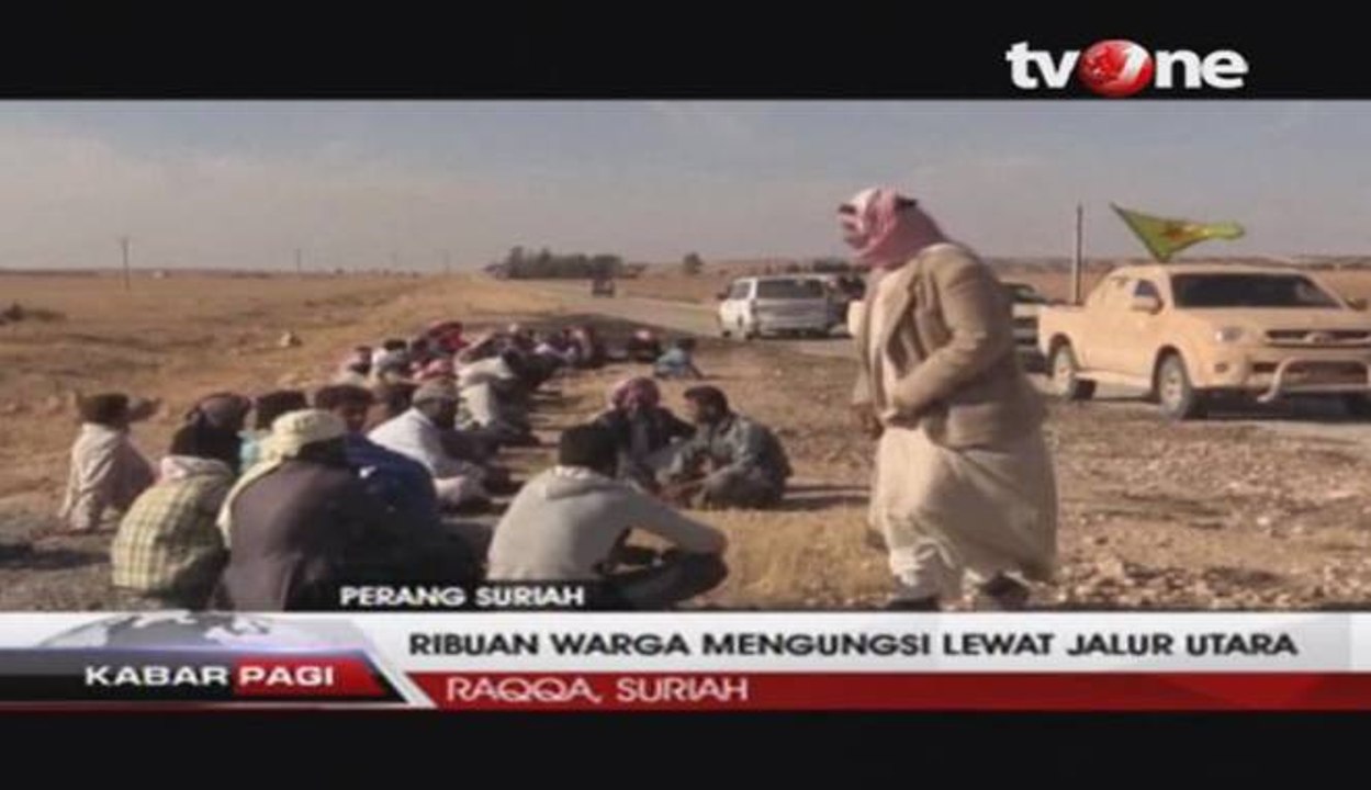 Serangan Udara Koalisi Gempur Basis ISIS di Raqqa, Suriah