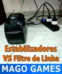 Cooler do PC funcionando com uso do Filtro de linha