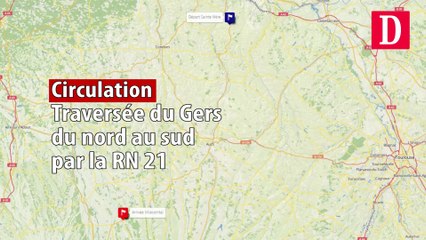Circuler du Nord au sud du Gers