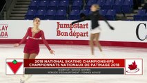 FEMMES NOVICE LIBRE:  Championnats nationaux de patinage Canadian Tire 2018 (7)
