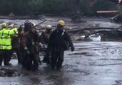 California Firefighters Rescue Girl from Montecito Mudflow
