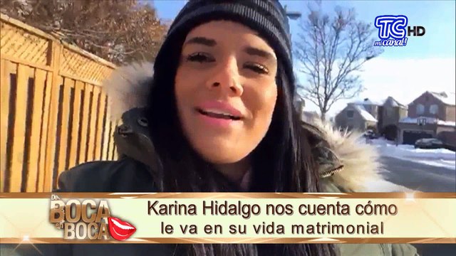 Karina Hidalgo desde Toronto - Canadá nos cuenta cómo le va en su vida matrimonial