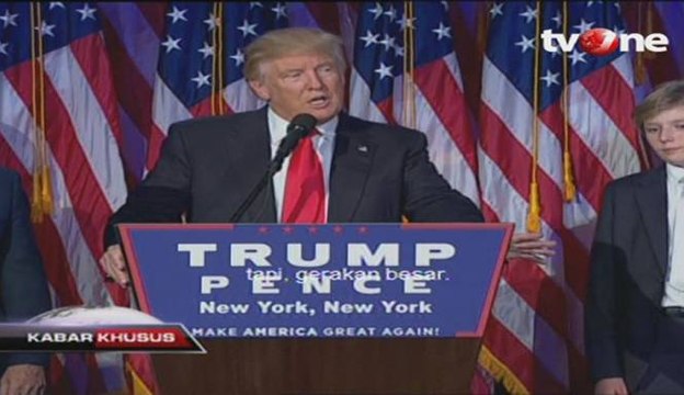 Donald Trump Presiden Terpilih Amerika Serikat