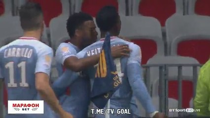 But de Thomas Lemar Goal - Nice 0-1 Monaco - 09.01.2018