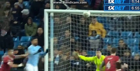 Sergio Aguero Goal - Manchester City 2-1 Bristol City 09.01.2018