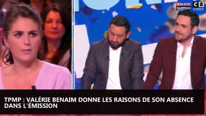 TPMP : Valérie Benaïm donne les raisons de sa longue absence (vidéo)