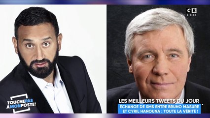 SMS entre Bruno Masure et Cyril Hanouna : toute la vérité !