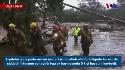 California’da Toprak Kayması Can Kaybına Yol Açtı